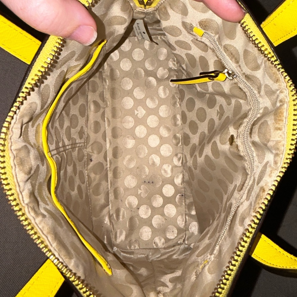Kate Spade Cedar Street Maise Yellow Purse - Picture 4 of 11